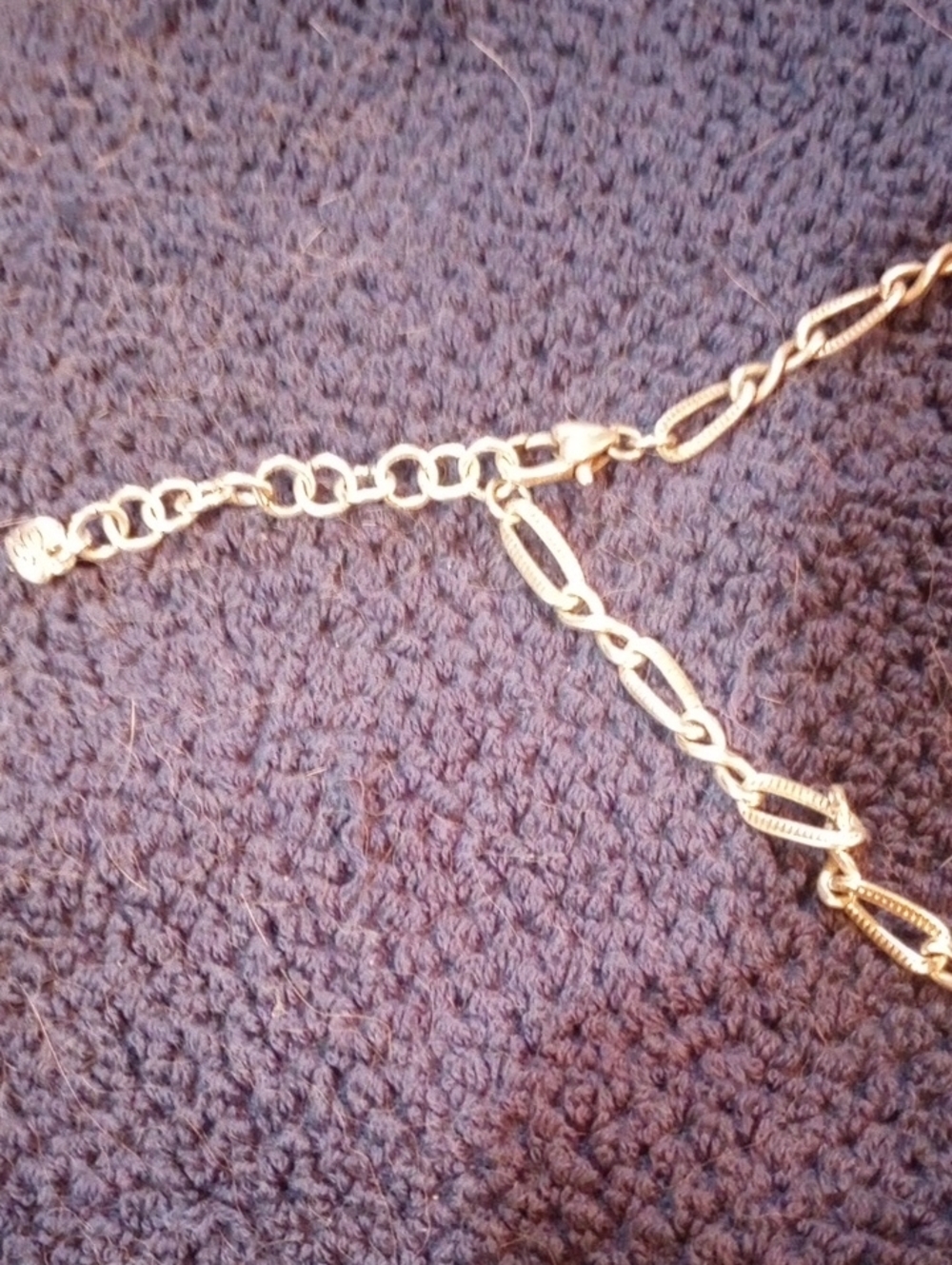 Brighton Silver-Tone Multicolor Bead Station Necklace - Blue Green Pink Yellow - Picture 4 of 8